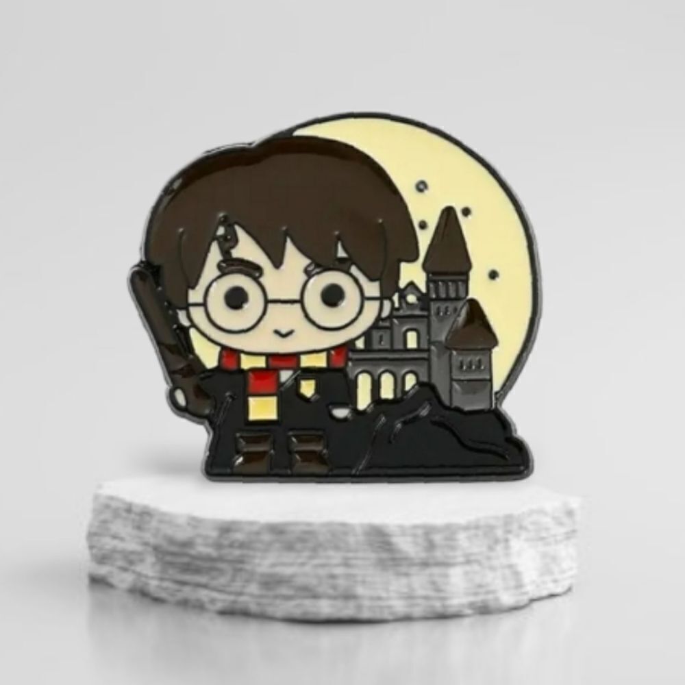 Harry Potter Castle Enamel Lapel Pin Wizard Collectible Brooch Hogwarts Chic